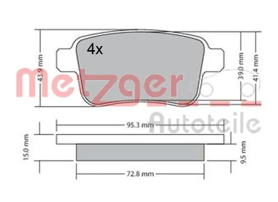 Brake Pad Set, disc brake